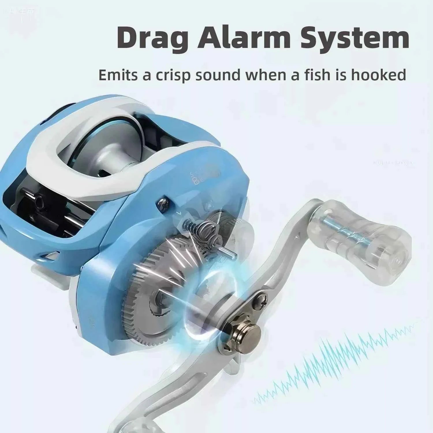 Micro Jigging Baitcasting Reel - Lightweight Hand Fishing Reel with Shallow Spool & 7.1:1 Gear Ratio