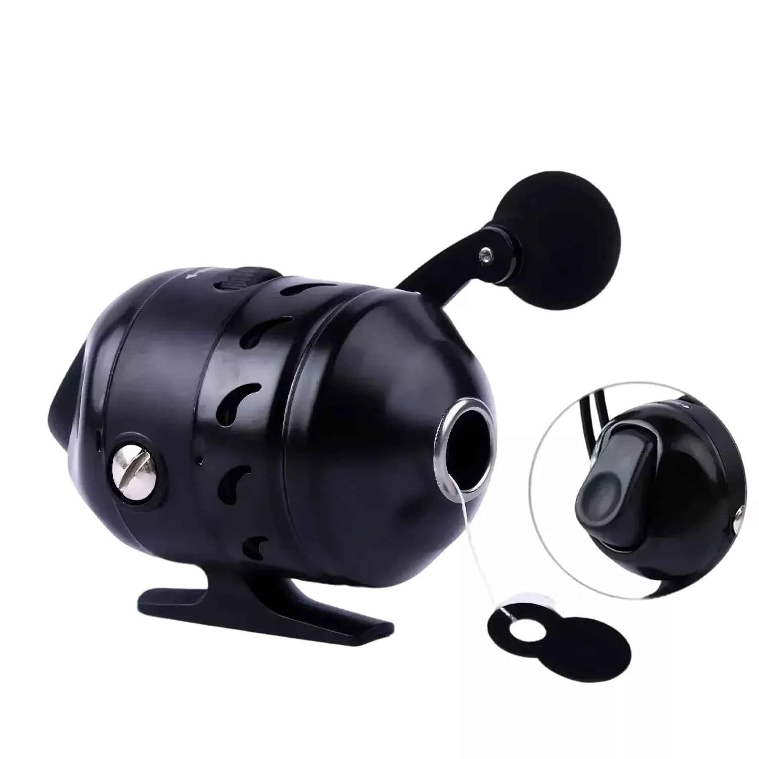 Alloy Spincast Reel with Smooth Line Output – Ergonomic Design for Outdoor Fishing