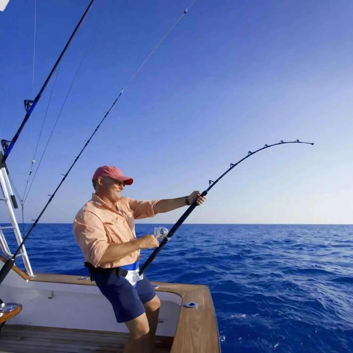 Lightweight Fighting Belt for Fishing - Waist & Belly Support for Boat & Sea Angling