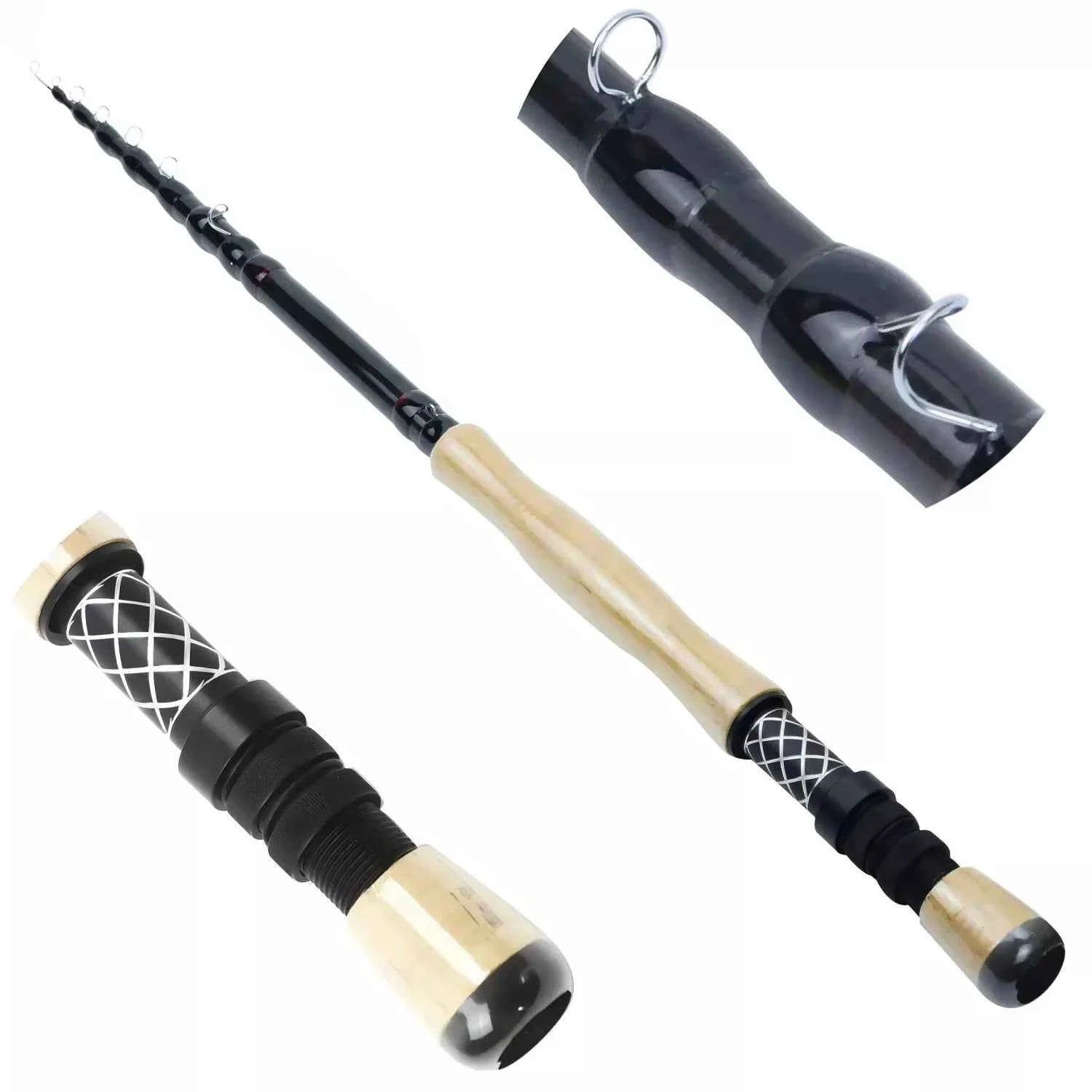 Telescopic Carbon Fly Fish Rod - Lightweight Fish Rods for Coastal & Open-Water Angling