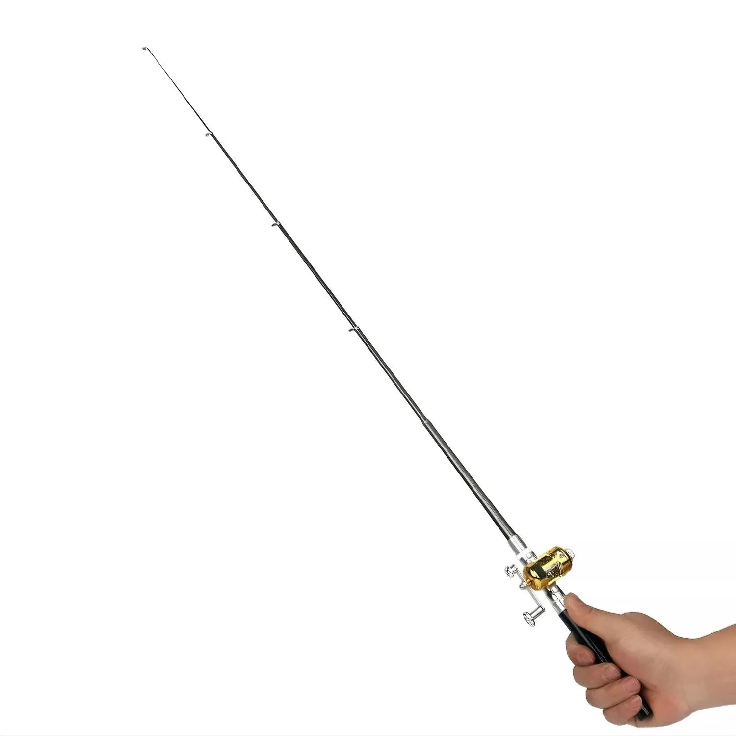 Pen Fishing Rod and Reel Combo - Ultralight Mini Fishing Rod and Reel for Compact Angling Trips