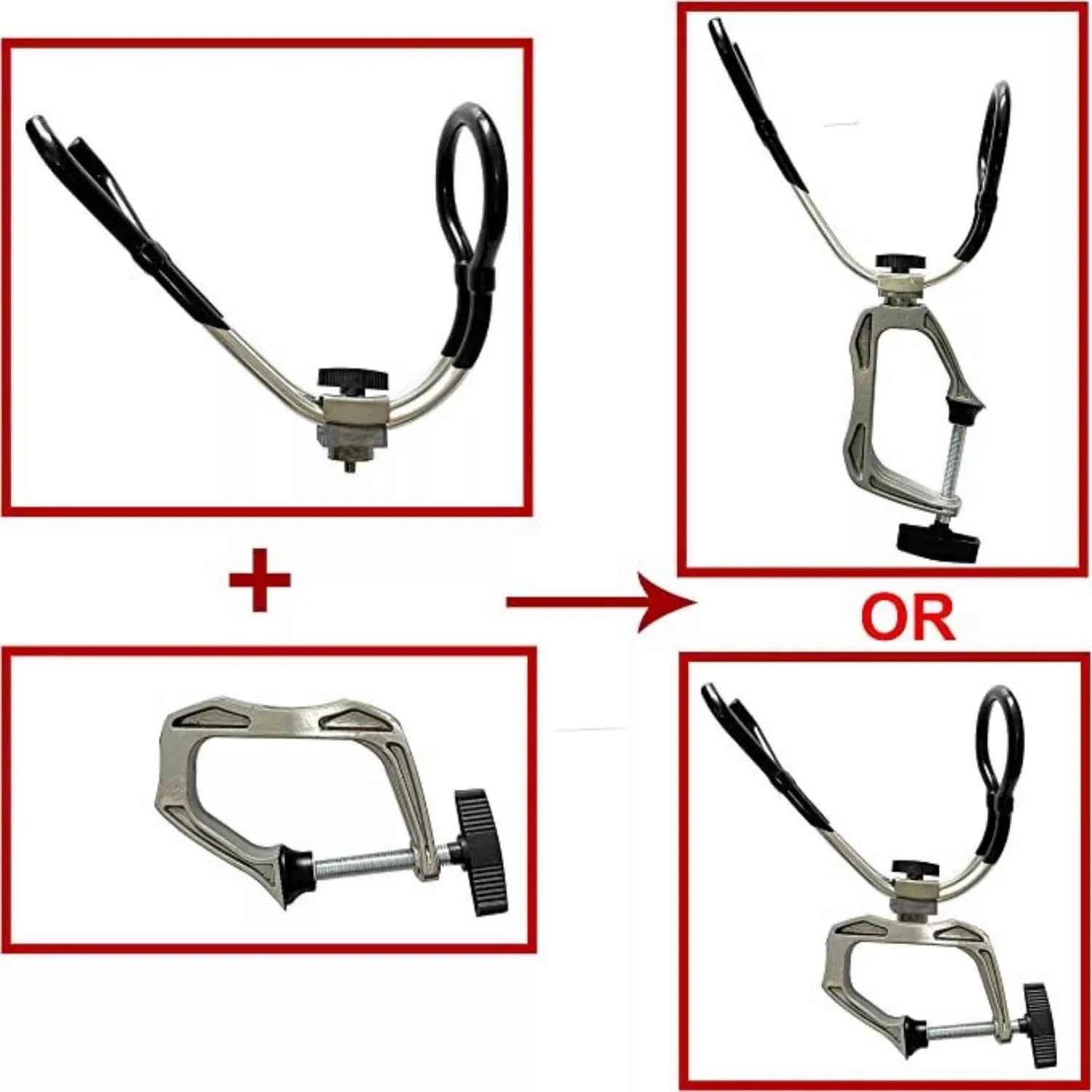 Adjustable Fishing Rod Holder for Boat & Surf Fishing - Durable Aluminum Construction