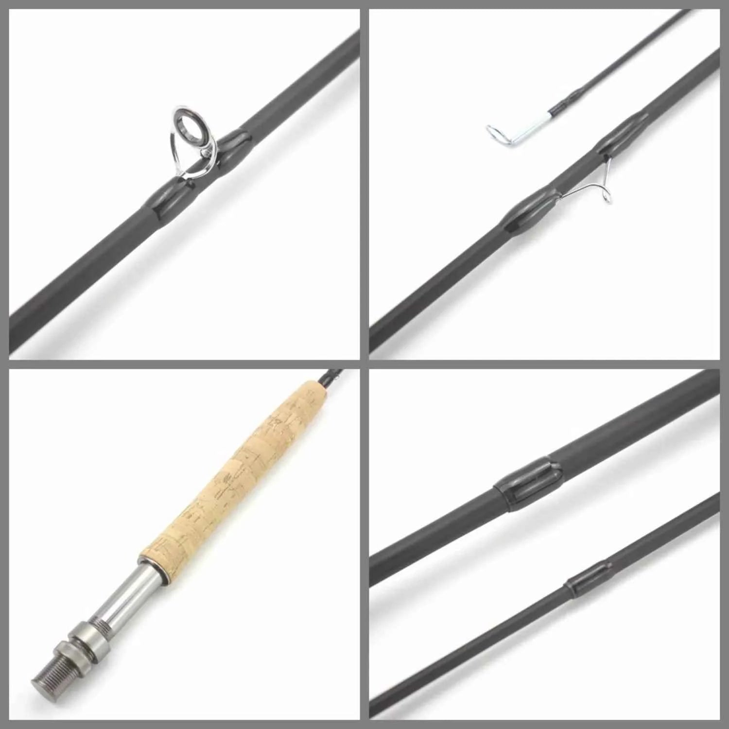 Ultra-Light 4-Piece Carbon Fly Fish Rod - Portable Cork Fishing Rod for Freshwater & Coastal Angling | Premium Fishing Rods Rod