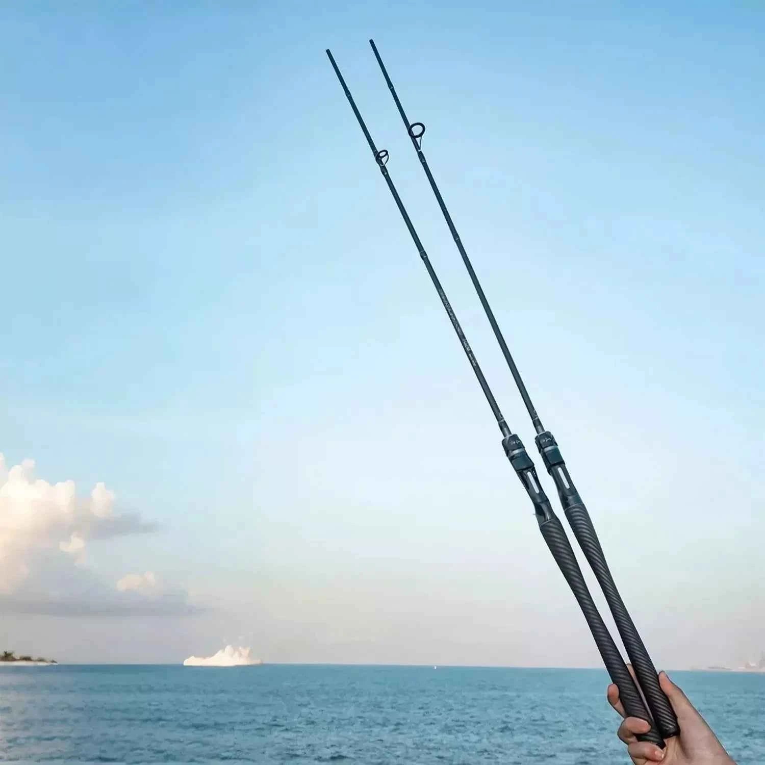 High-Carbon Heavy Duty Fish Rods - Spinning & Bait Caster Fishing Rods for Multi-Water Angling