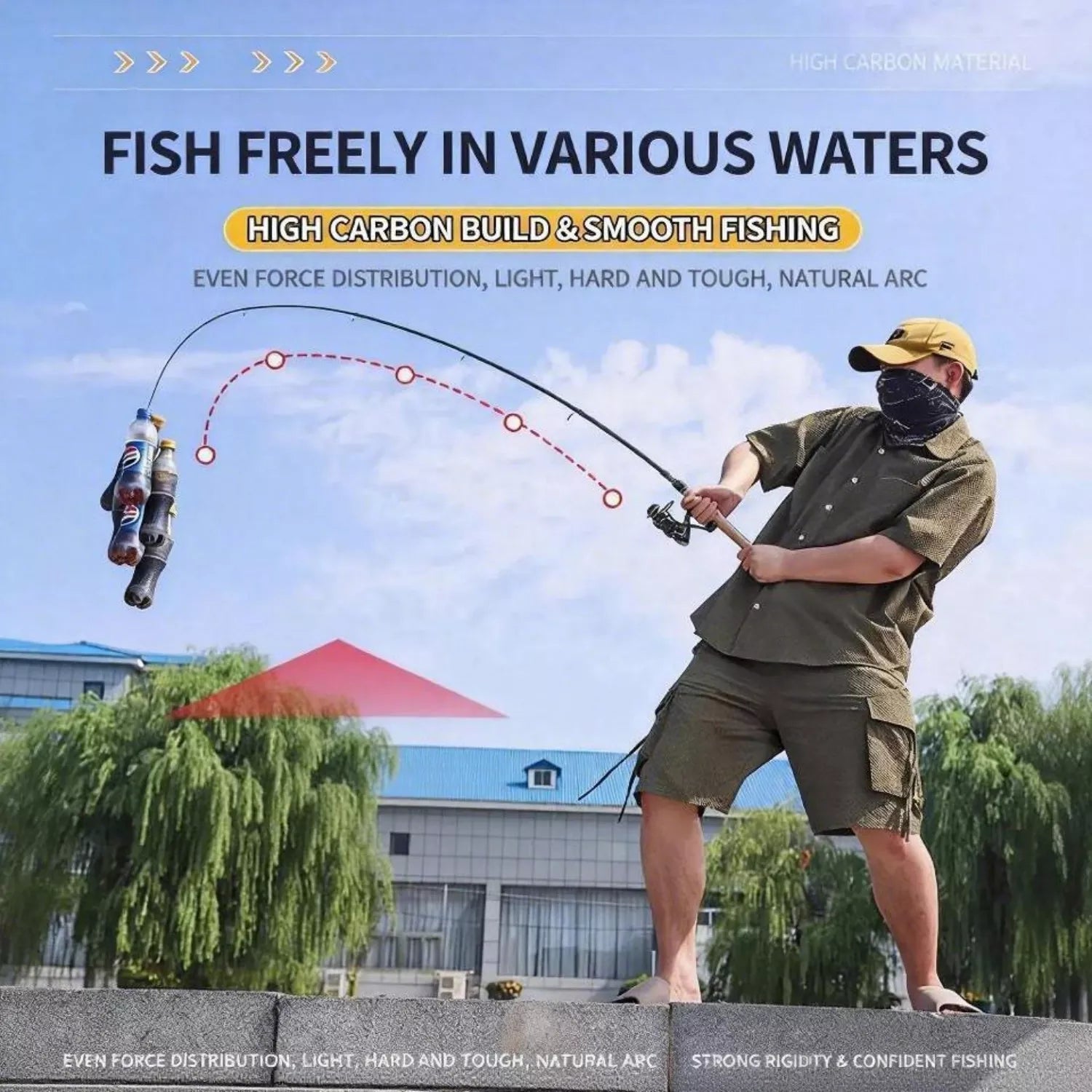 Telescopic Fishing Pole Combo for Ultimate Angling Experience