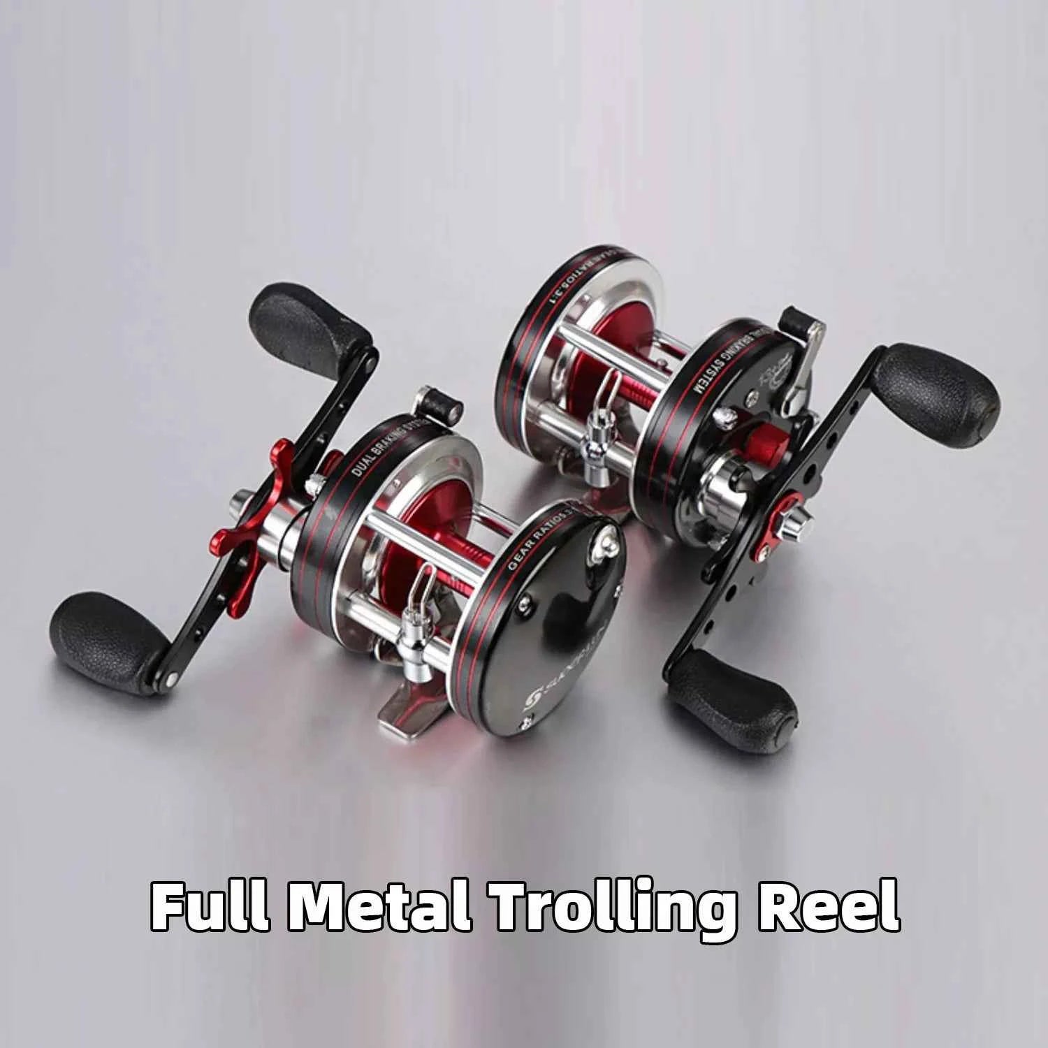 All-Metal Drum Fishing Reel – Ideal for Large Fishing Reels, Tuna Fishing & Troll Fishing