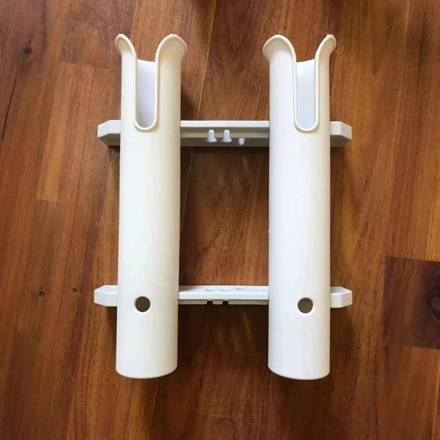 Detachable Dual-Tube Plastic Fishing Rod Holder - Suitable for Truck Bed & Boat Fishing