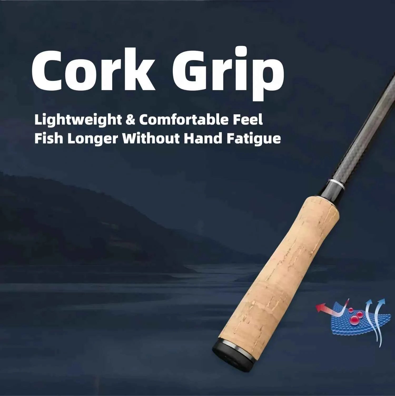 High-Carbon M Moderate-Fast Action Fishing Rods – Baitcaster & Spinning Options for Versatile Angling