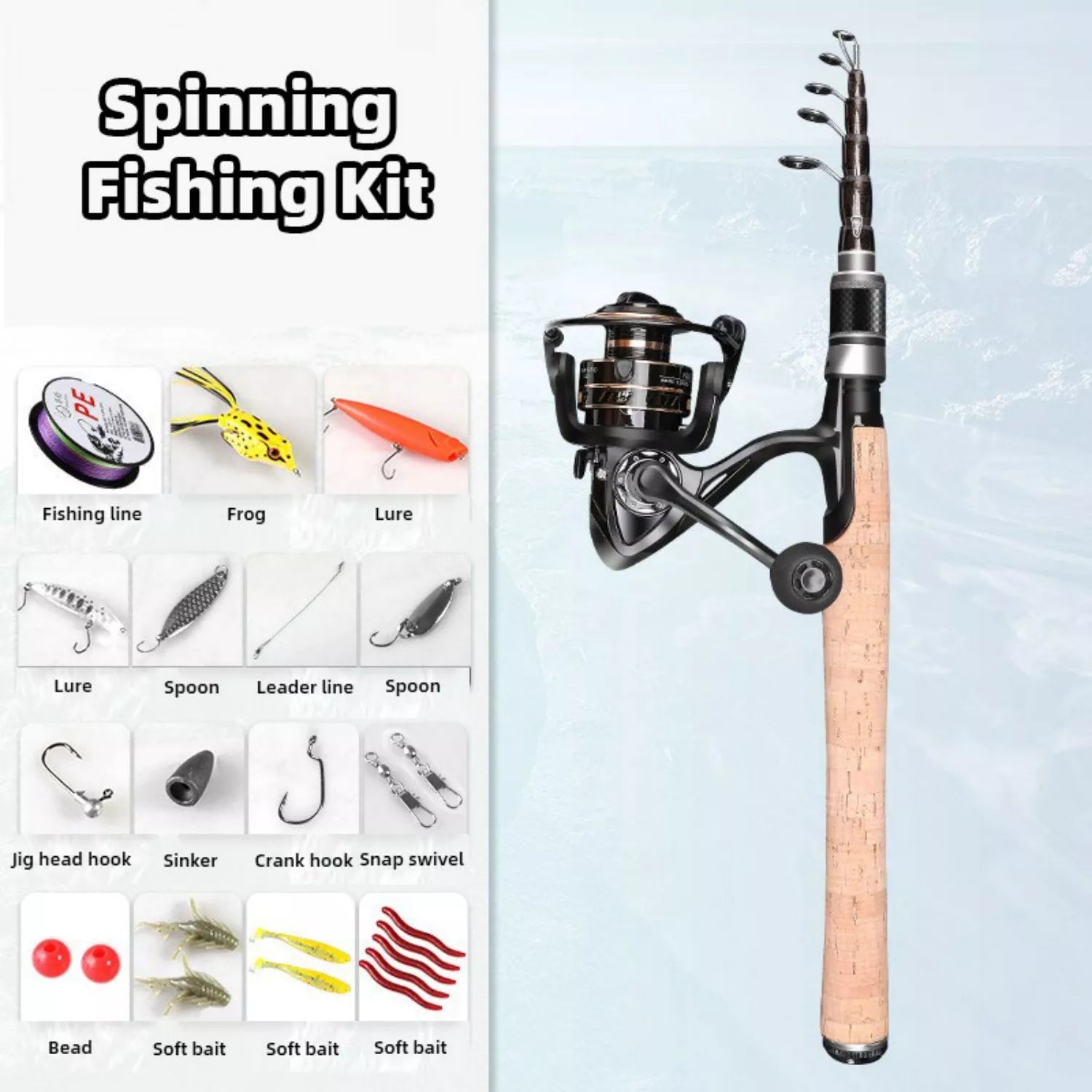Telescopic Fishing Pole Combo for Ultimate Angling Experience
