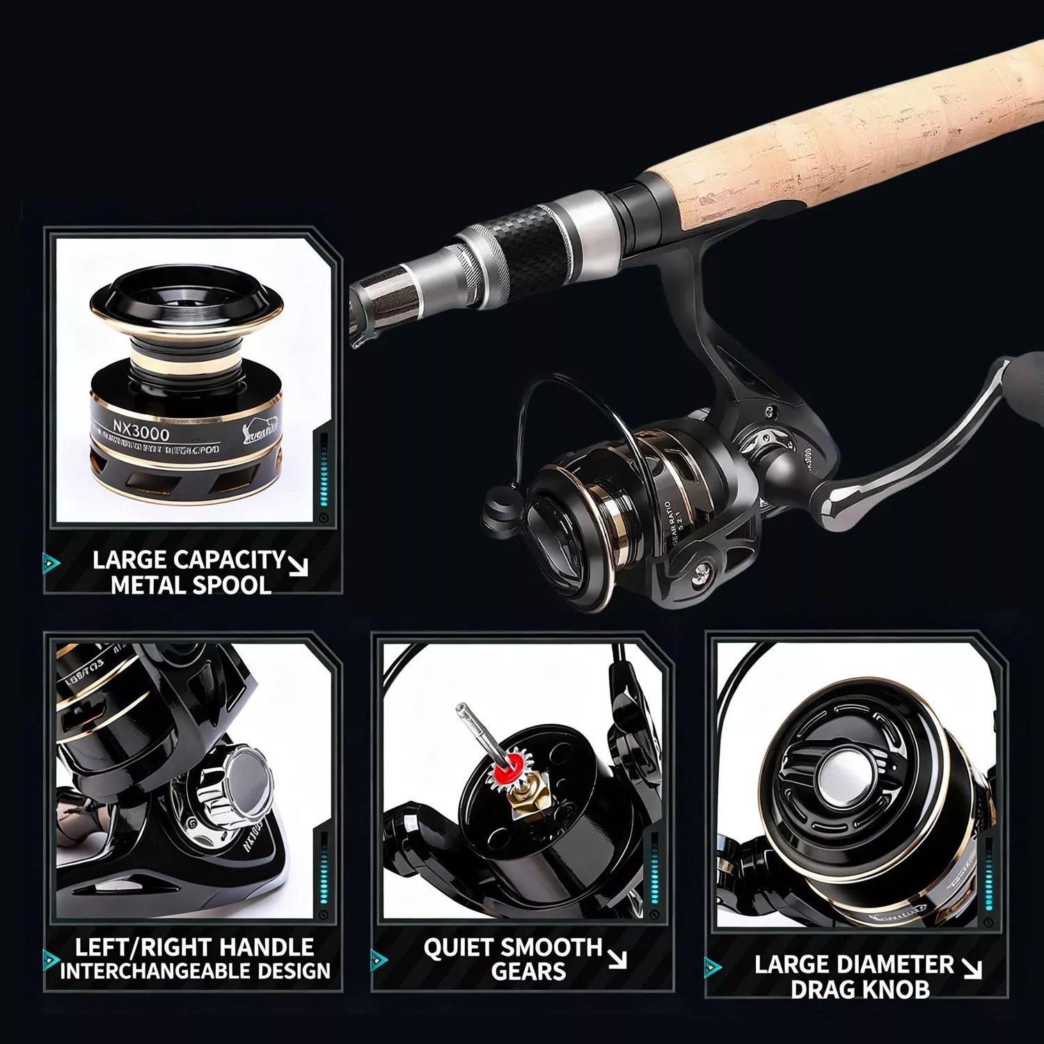 Telescopic Fishing Pole Combo for Ultimate Angling Experience
