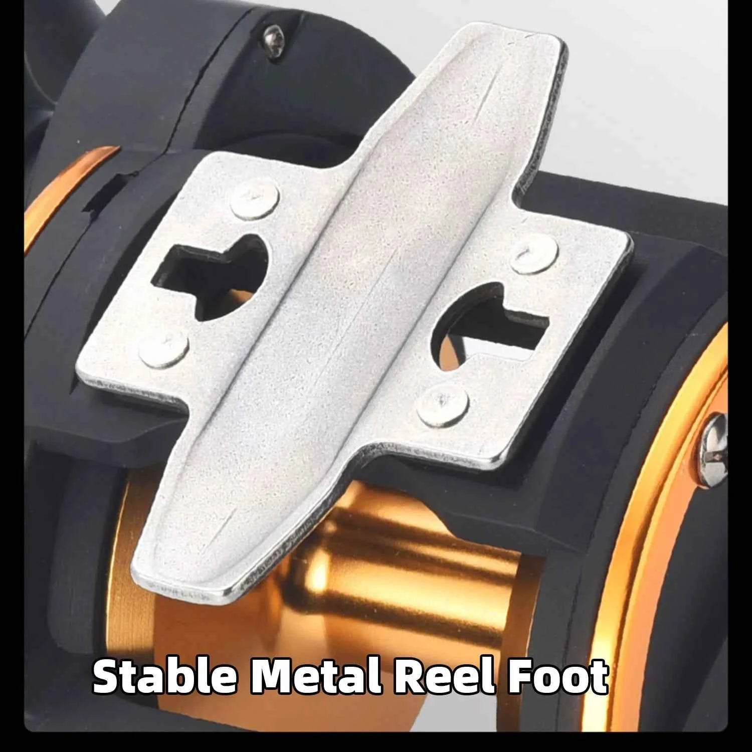 High-Performance Conventional Fishing Reels: Smooth Troll Reels & Large Fishing Reel for Saltwater