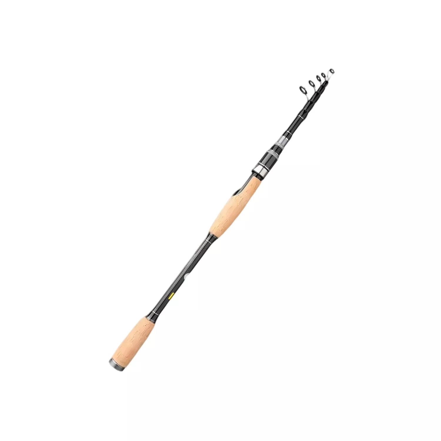 Portable Carbon Fiber Surf Fishing Rod and Reel Combo with Travel Bag - M Action Spinning & Casting Set