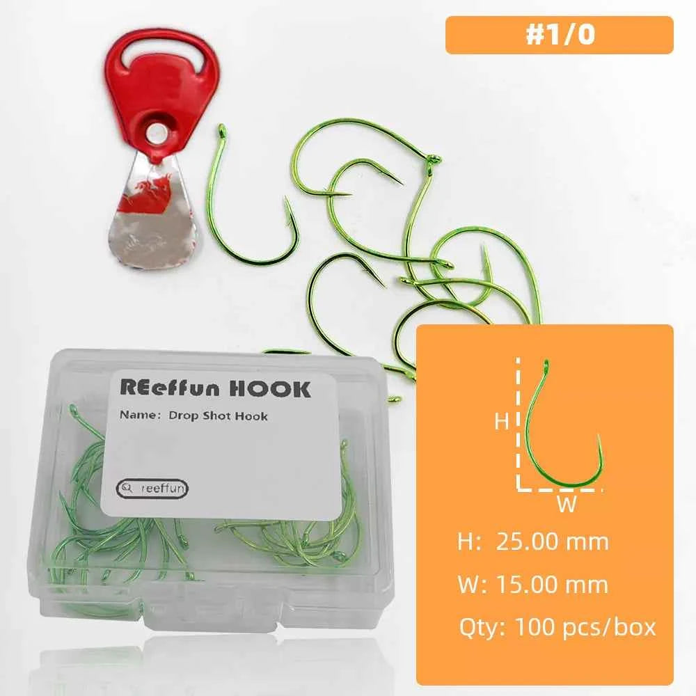 High Carbon Steel Wide Gap Fishing Hooks for Drop Hook Fishing - Reliable J Hooks