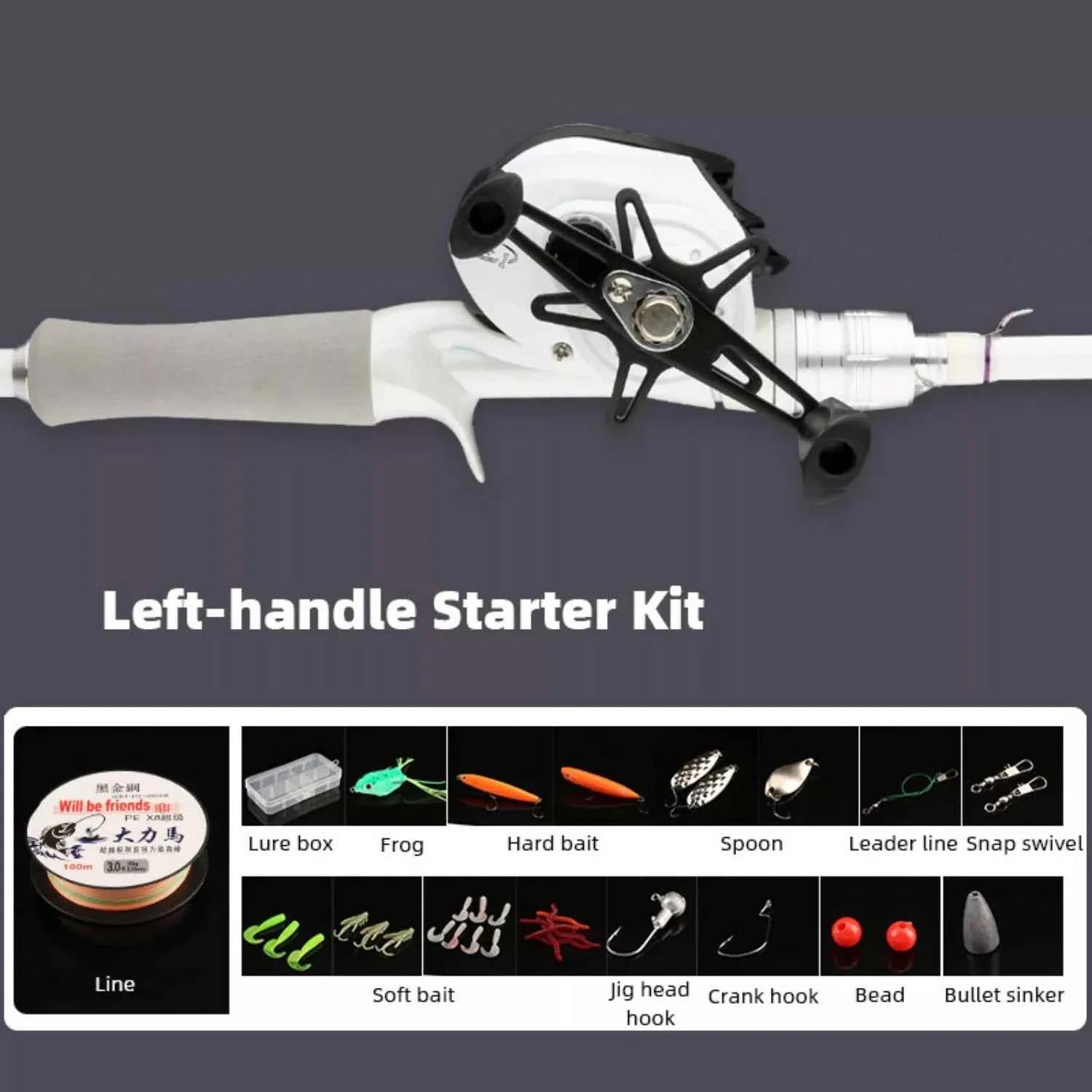 All-in-One Fishing Rod and Reel Combo – Carbon Fiber Surf, Spinning & Baitcasting Options